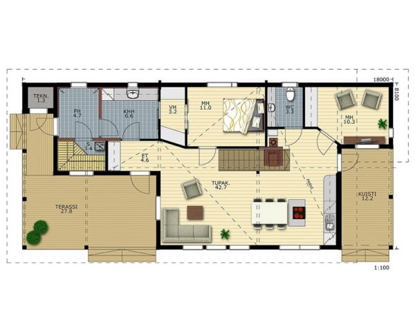 Дом из бруса Казань 137 Дом из бруса Казань 137