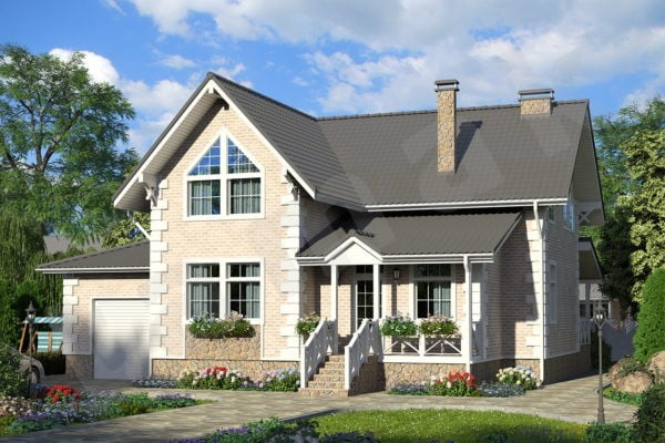 Каркасно-панельный дом Грац ПД-362-1-205 Каркасно-панельный дом Грац ПД-362-1-205