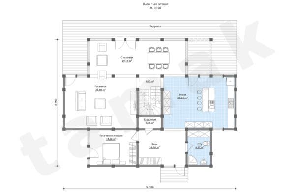 Фахверковый дом ФД-40-1-262 Фахверковый дом ФД-40-1-262