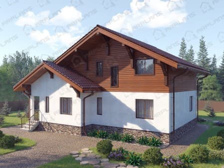 Проект дома К-090 (190.84 кв.м) Проект дома К-090 (190.84 кв.м)