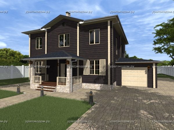 Дом из бруса Алаторка 11+4 на 14+3 314(240 м2) Дом из бруса Алаторка 11+4 на 14+3 314(240 м2)