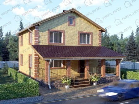 Проект дома К-097 (195.13 кв.м) Проект дома К-097 (195.13 кв.м)