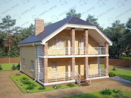 Проект дома К-147 (192.08 кв.м) Проект дома К-147 (192.08 кв.м)