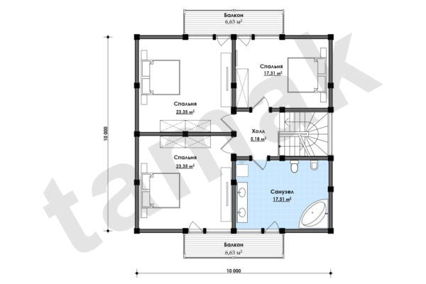 Фахверковый дом ФД-46-1-191 Фахверковый дом ФД-46-1-191