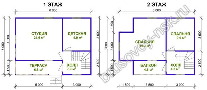 Дом из бруса «Никита» Дом из бруса «Никита»