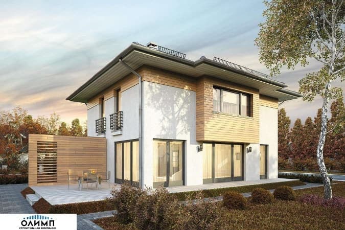 Проект дома из блоков Монахов пруд Проект дома из блоков Монахов пруд