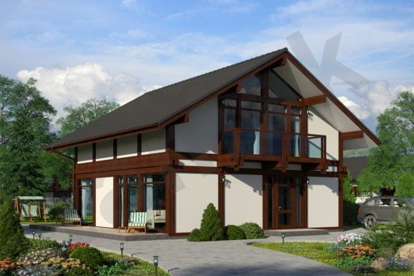 Фахверковый дом ФД-46-1-191 Фахверковый дом ФД-46-1-191