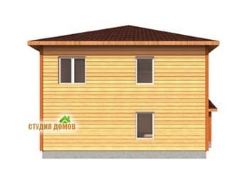 Жилой дом из бруса №1 9x11,4 м Жилой дом из бруса №1 9x11,4 м