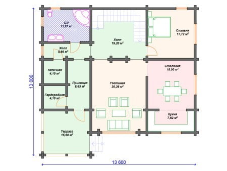 Проект дома ДС-054 (257.08 кв.м) Проект дома ДС-054 (257.08 кв.м)