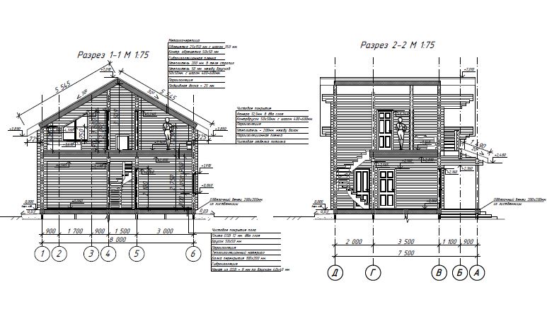 Проект дома из бруса №929 Проект дома из бруса №929