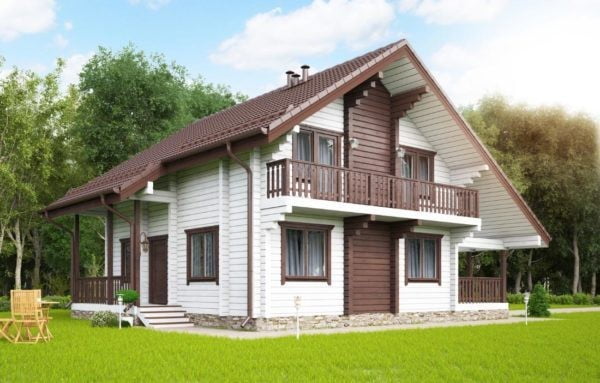 Проект дома из бруса Белорецк Проект дома из бруса Белорецк