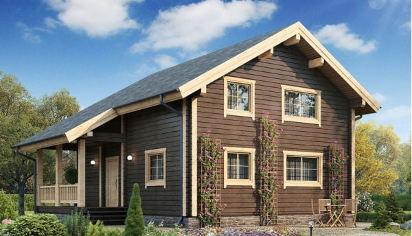 Проект дома из бруса «Златоуст» Проект дома из бруса «Златоуст»