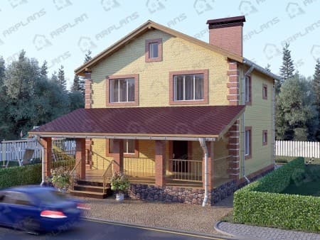 Проект дома К-097 (195.13 кв.м) Проект дома К-097 (195.13 кв.м)