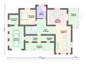 Проект дома К-233 (272.77 кв.м) Проект дома К-233 (272.77 кв.м)