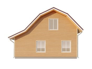 Дом из бруса №34 8x7 м Дом из бруса №34 8x7 м