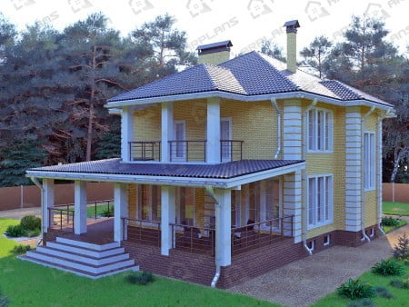 Проект дома К-127 (274.32 кв.м) Проект дома К-127 (274.32 кв.м)