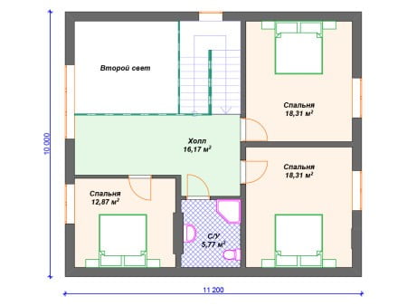 Проект дома К-146 (199.24 кв.м) Проект дома К-146 (199.24 кв.м)