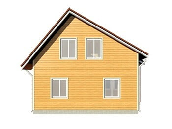 Дом из бруса №33 8x7 м Дом из бруса №33 8x7 м