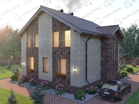 Проект дома К-091 (168.83 кв.м) Проект дома К-091 (168.83 кв.м)