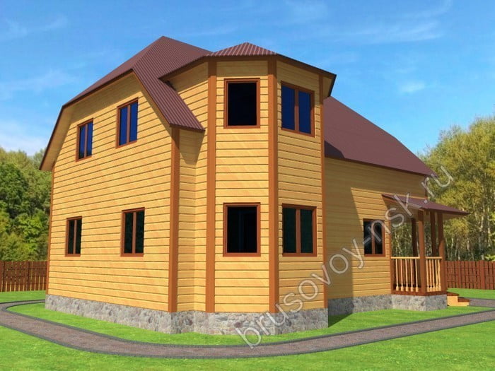 Дом из бруса «Артём» Дом из бруса «Артём»