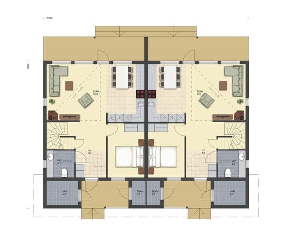 Дом из бруса Сызрань 243 Дом из бруса Сызрань 243
