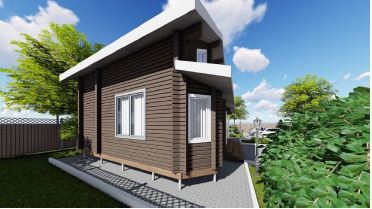 Проект дома из бруса №929 Проект дома из бруса №929