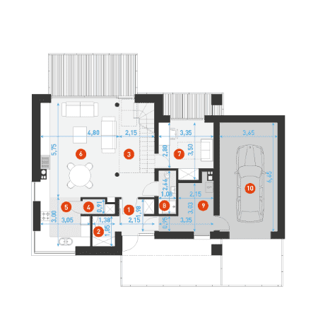 Проект дома из сип панелей Привлекательный Проект дома из сип панелей Привлекательный