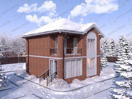 Проект дома К-087 (136.20 кв.м) Проект дома К-087 (136.20 кв.м)