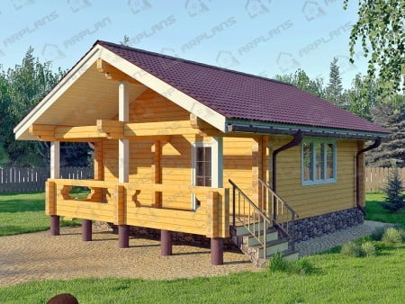 Проект бани Б-007 (54.08 кв.м) Проект бани Б-007 (54.08 кв.м)