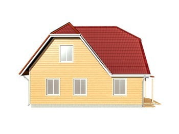 Дом из бруса №32 9x6 м Дом из бруса №32 9x6 м