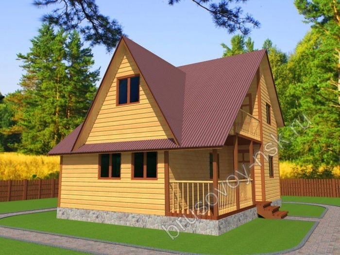 Дом из бруса «Никита» Дом из бруса «Никита»