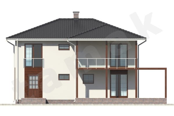 Каркасно-панельный дом УФА ПД-352-1-251 Каркасно-панельный дом УФА ПД-352-1-251