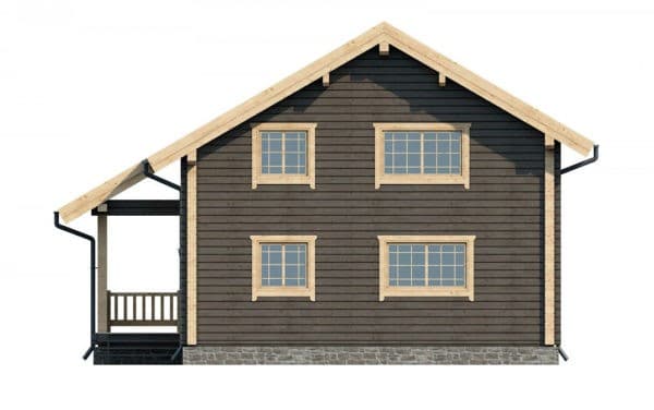 Проект дома из бруса «Златоуст» Проект дома из бруса «Златоуст»