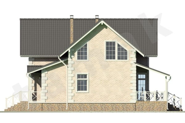 Каркасно-панельный дом Грац ПД-362-1-205 Каркасно-панельный дом Грац ПД-362-1-205