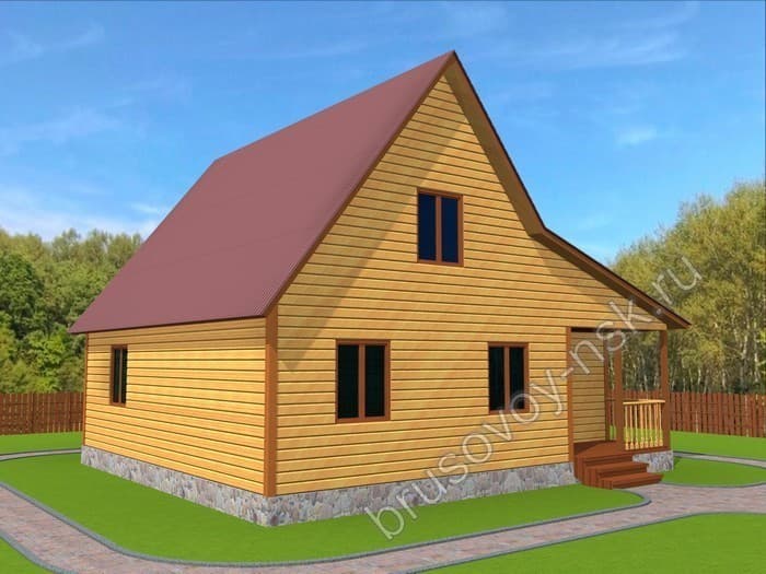Дом из бруса «Артур» Дом из бруса «Артур»