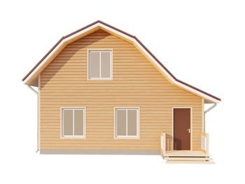 Дом из бруса №34 8x7 м Дом из бруса №34 8x7 м