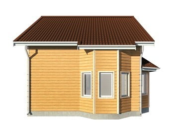 Дом из бруса №33 8x7 м Дом из бруса №33 8x7 м