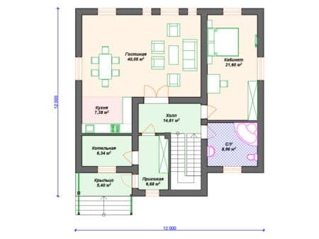 Проект дома А-020 (206.27 кв.м) Проект дома А-020 (206.27 кв.м)