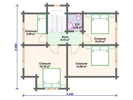 Проект дома ДС-042 (119.01 кв.м) Проект дома ДС-042 (119.01 кв.м)