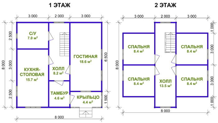Дом из бруса «Ярослав» Дом из бруса «Ярослав»