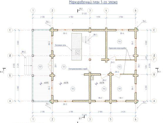 Проект дома из бруса №657 Проект дома из бруса №657