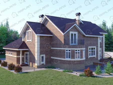 Проект дома К-124 (318.63 кв.м) Проект дома К-124 (318.63 кв.м)