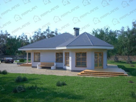 Проект дома К-135 (118.45 кв.м) Проект дома К-135 (118.45 кв.м)