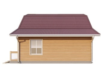 Дом из бруса №34 8x7 м Дом из бруса №34 8x7 м