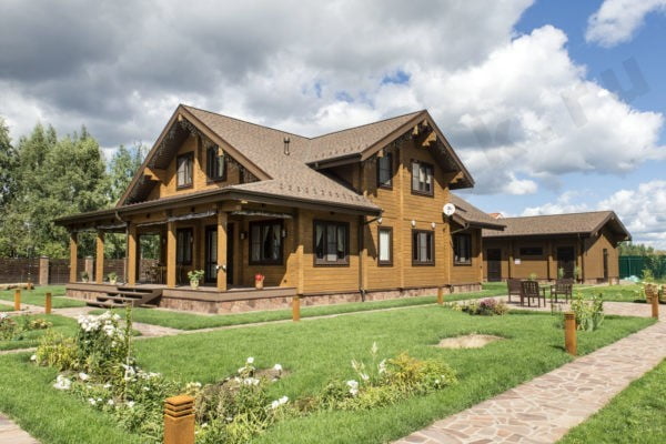 Дом из клееного бруса БД-136-1-295 Дом из клееного бруса БД-136-1-295