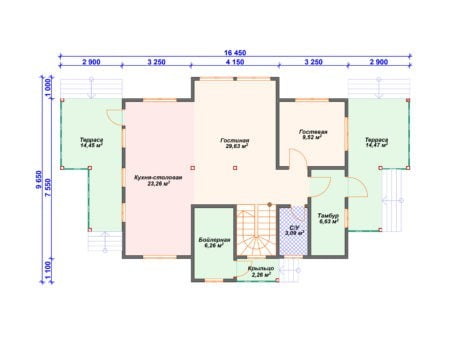 Проект дома И-012 (180.66 кв.м) Проект дома И-012 (180.66 кв.м)