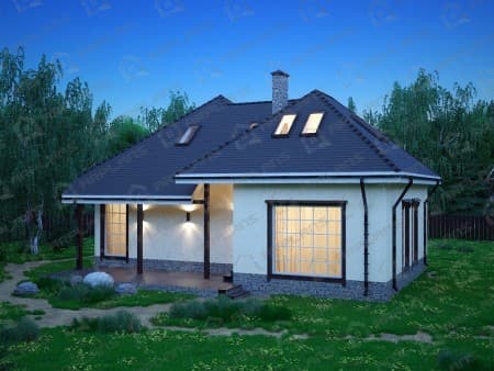 Проект дома К-137 (185.12 кв.м) Проект дома К-137 (185.12 кв.м)