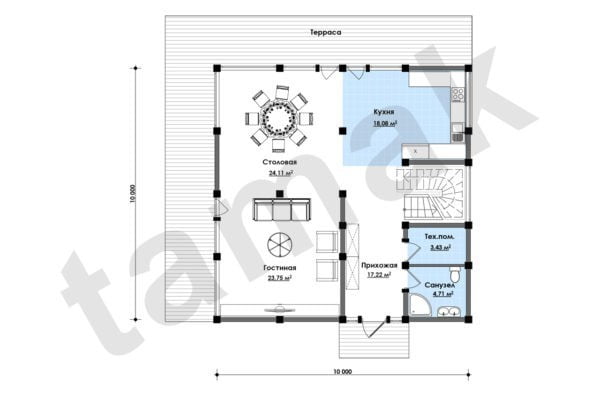 Фахверковый дом ФД-46-1-191 Фахверковый дом ФД-46-1-191