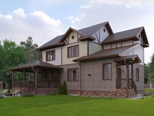 Каркасный дом КД-261 Каркасный дом КД-261