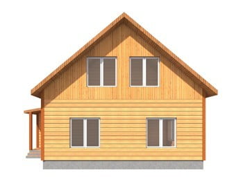 Дачный дом №12 8x8 м Дачный дом №12 8x8 м